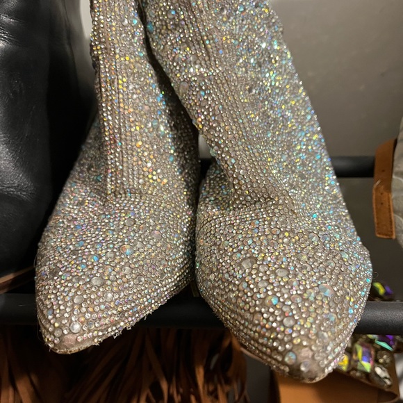 Betsey Johnson Rhinestone Booties - Picture 5 of 6